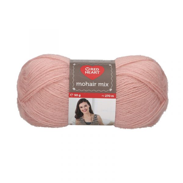 Lana Mohair Mix Red Heart 50 gr, v. 1251 Rosa